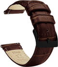 Samsung Galaxy Watch4 Black Alligator Grain Leather Watch Band - Sleek