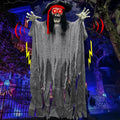 70 Inch Sound Activated Pirate Ghost Halloween Decoration Prop