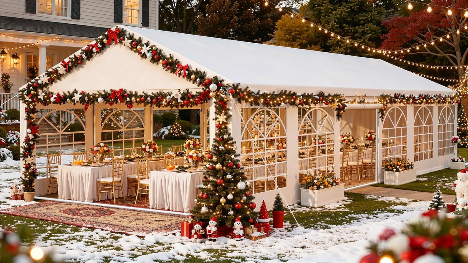 YITAHOME 20x40 ft Party Tent for Outdoor Events and Weddings