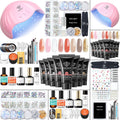 Poly Nail Gel Kit with 48W UV/LED Lamp - Complete Starter Set