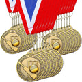 30 Pcs Gold Trophy Award Medals for Sports Competitions