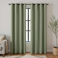 KOUFALL Vintage Blackout Curtains 90 Inch Long for Bedroom