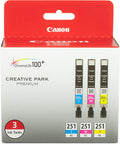 Canon CLI-251XL Three Color Multi Pack - High Quality Photo Ink