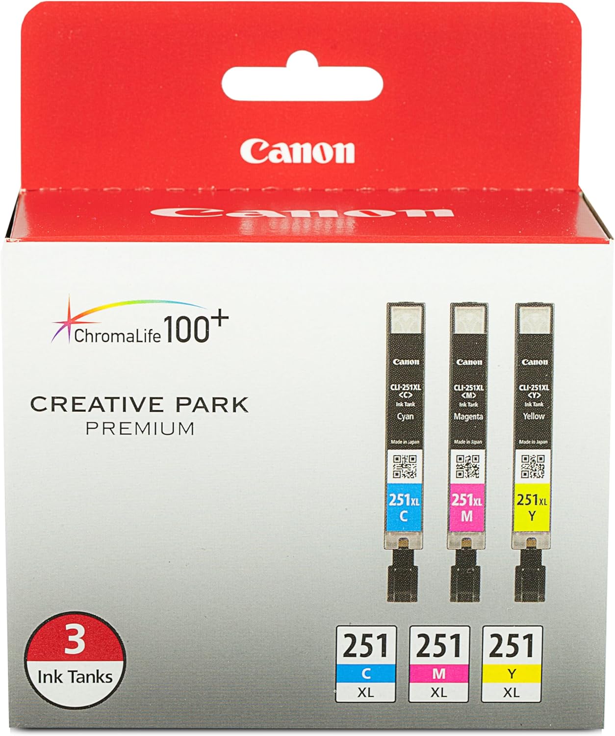 Canon CLI-251XL Genuine Three Color Multi Pack for Printers