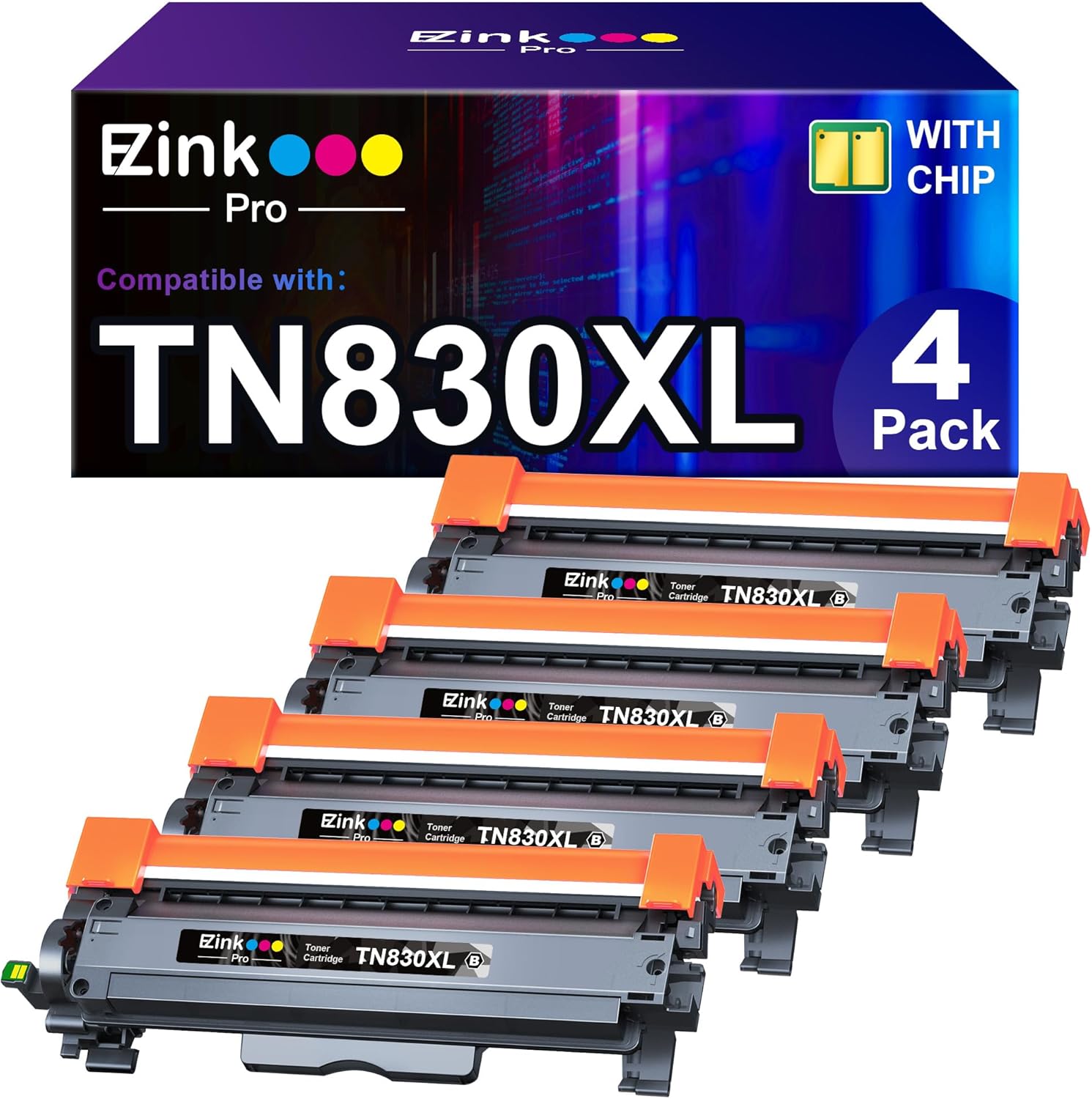 E-Z Ink Pro TN830XL Toner Cartridge for Brother Printers