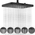 Hibbent 13ft Rain Shower Head with 5 Spray Modes - High Pressure