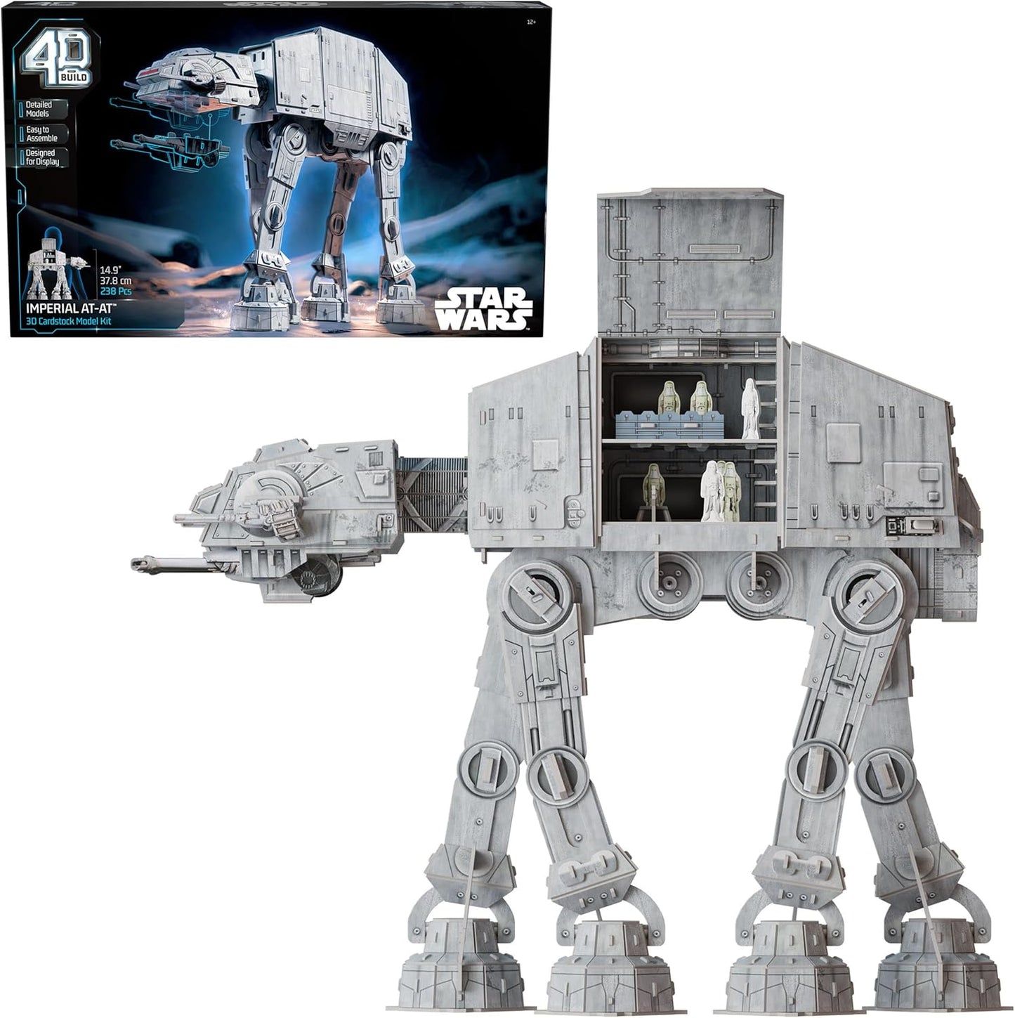 4D Build Star Wars Imperial At-At 3D Model Kit for Collectors