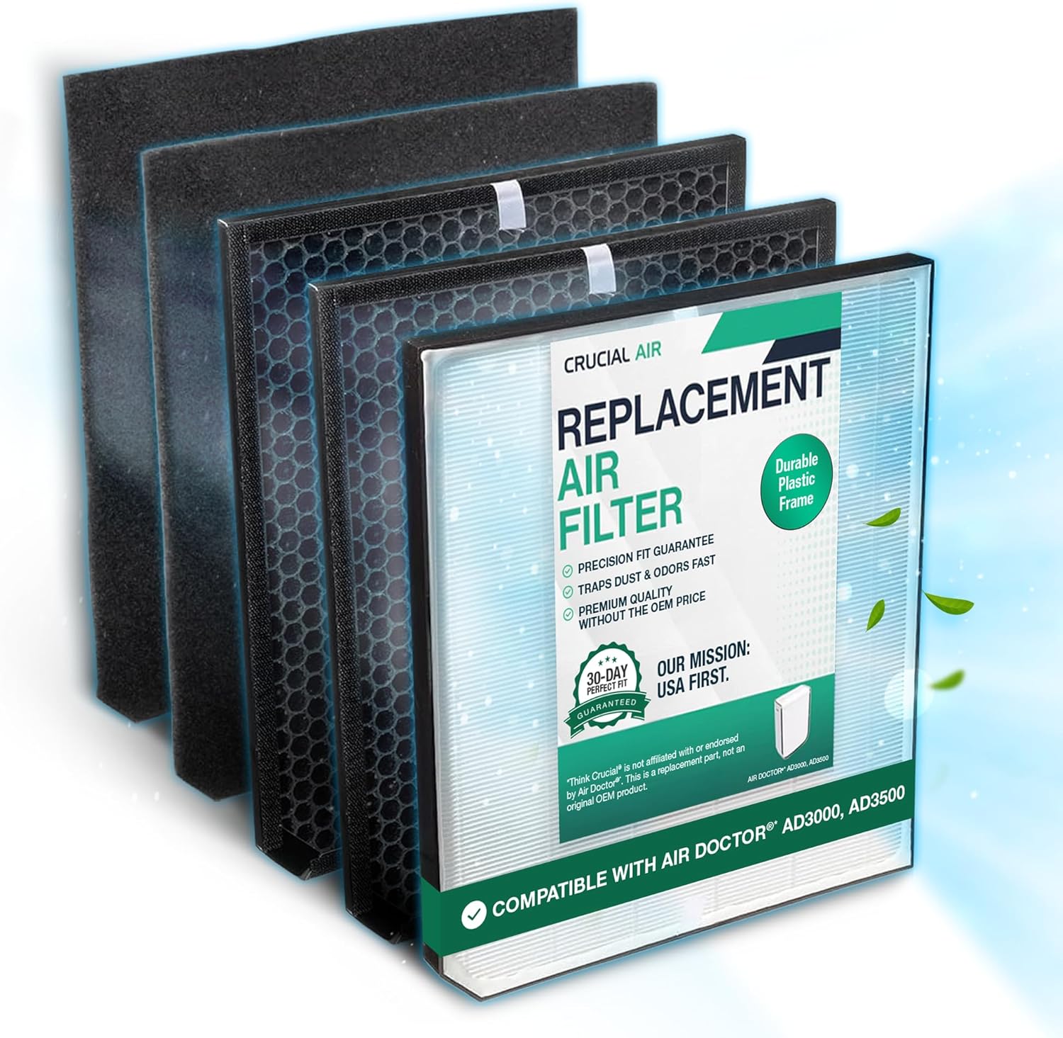 Clean Air Essential Kit for Air Doctor - 3 Filters