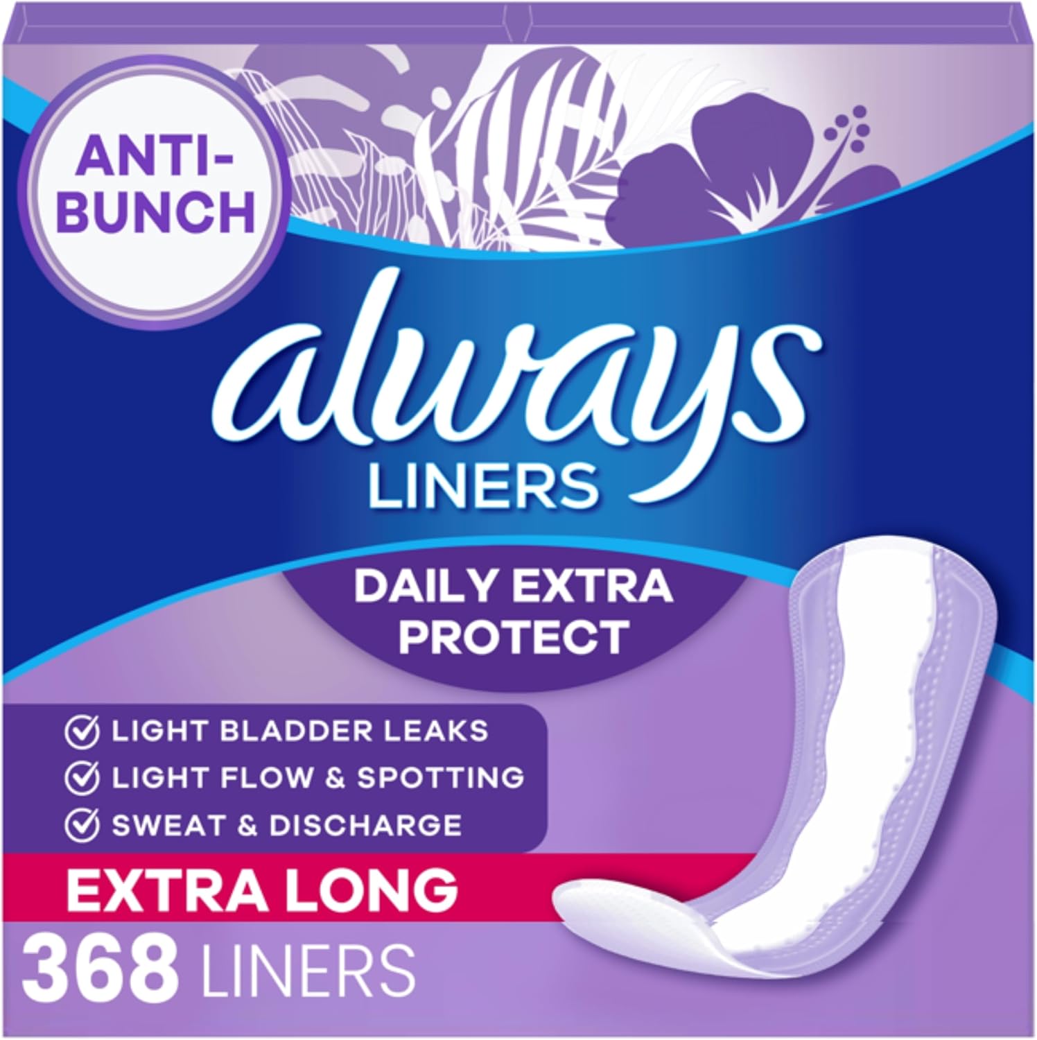 Always Daily Extra Protect Liners for Reliable Freshness