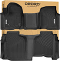 OEDRO Floor Mats Fit for 2019-2025 Silverado Double Cab - All-Weather