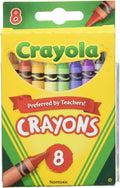 Crayola Crayons 8 Count Case of 48 - Classic Bright Hues for Kids