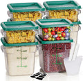 NSF Certified 2QT and 4QT Food Storage Containers for Home and Kitchen