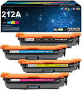 212A Toner Cartridges 4 Pack Replacement for HP 212A - High Yield