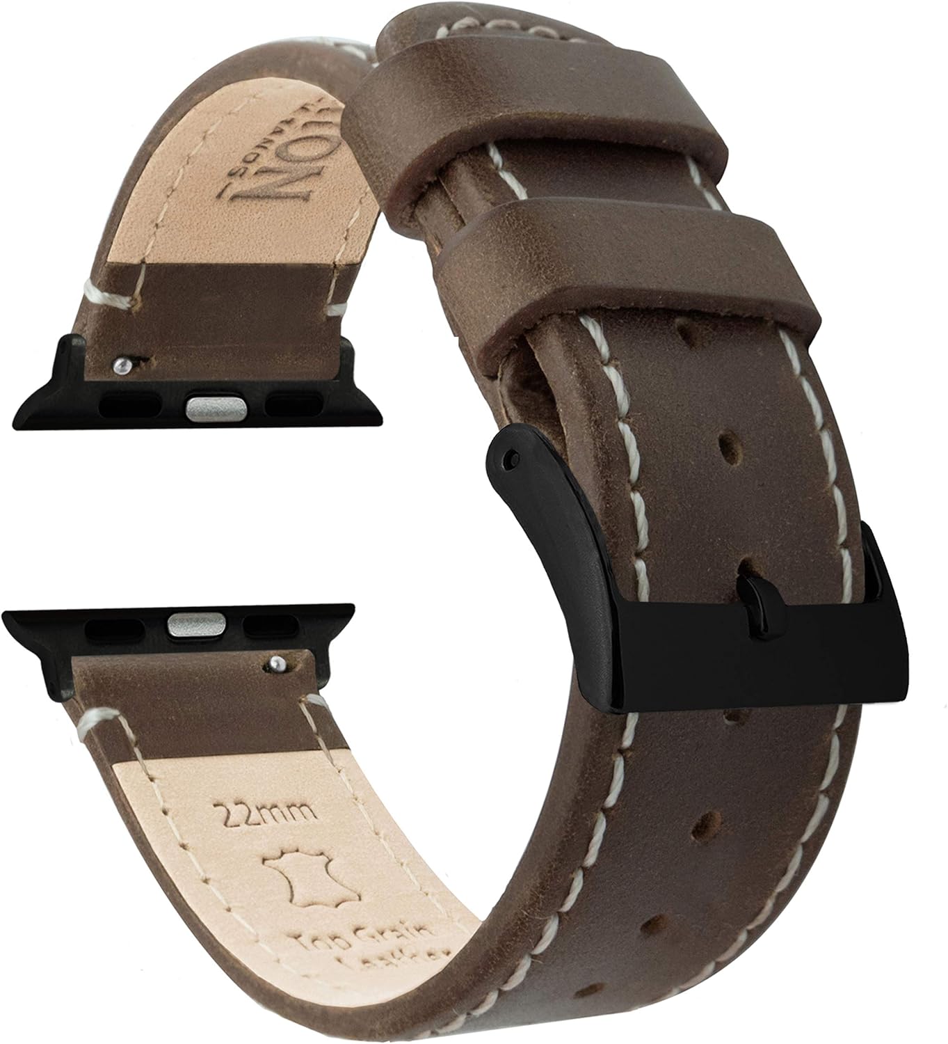 Top Grain Leather Watch Bands for Apple Watch Models 1-10 & SE