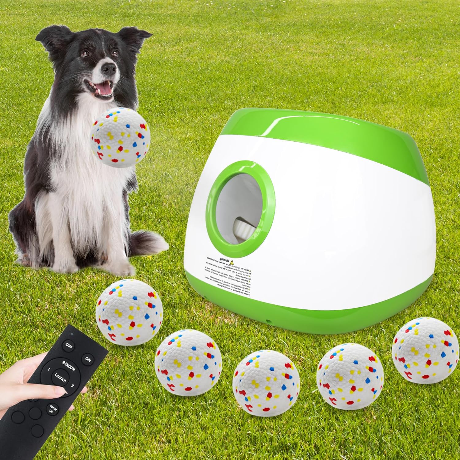 Automatic Dog Ball Launcher for Medium & Large Dogs - Fun Playtime