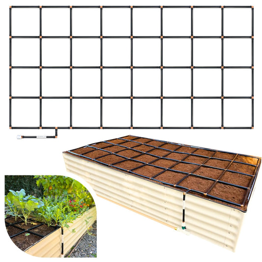 Garden Grid Watering System for Effortless Plant Hydration