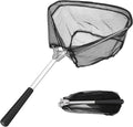 Fishing Net Minnow Net with Telescopic Aluminum Handle - Compact