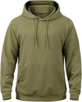 Warmth meets style: MANSDOUR Waffle Knit Hoodie