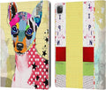 Head Case Designs Michel Keck Mini Pinscher Leather Wallet Case