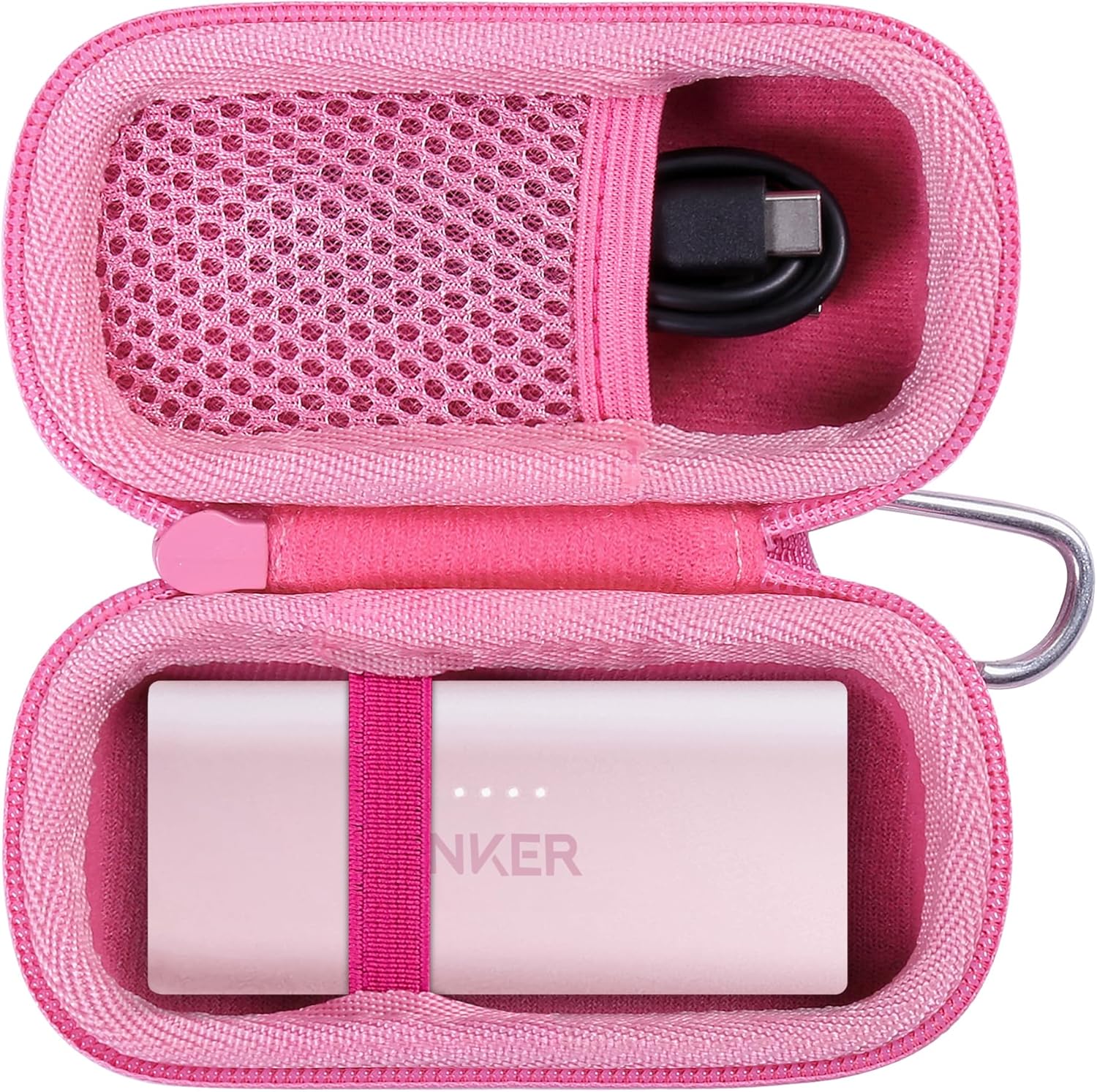 Protective Pink Case for Anker 621 Nano 5,000mAh