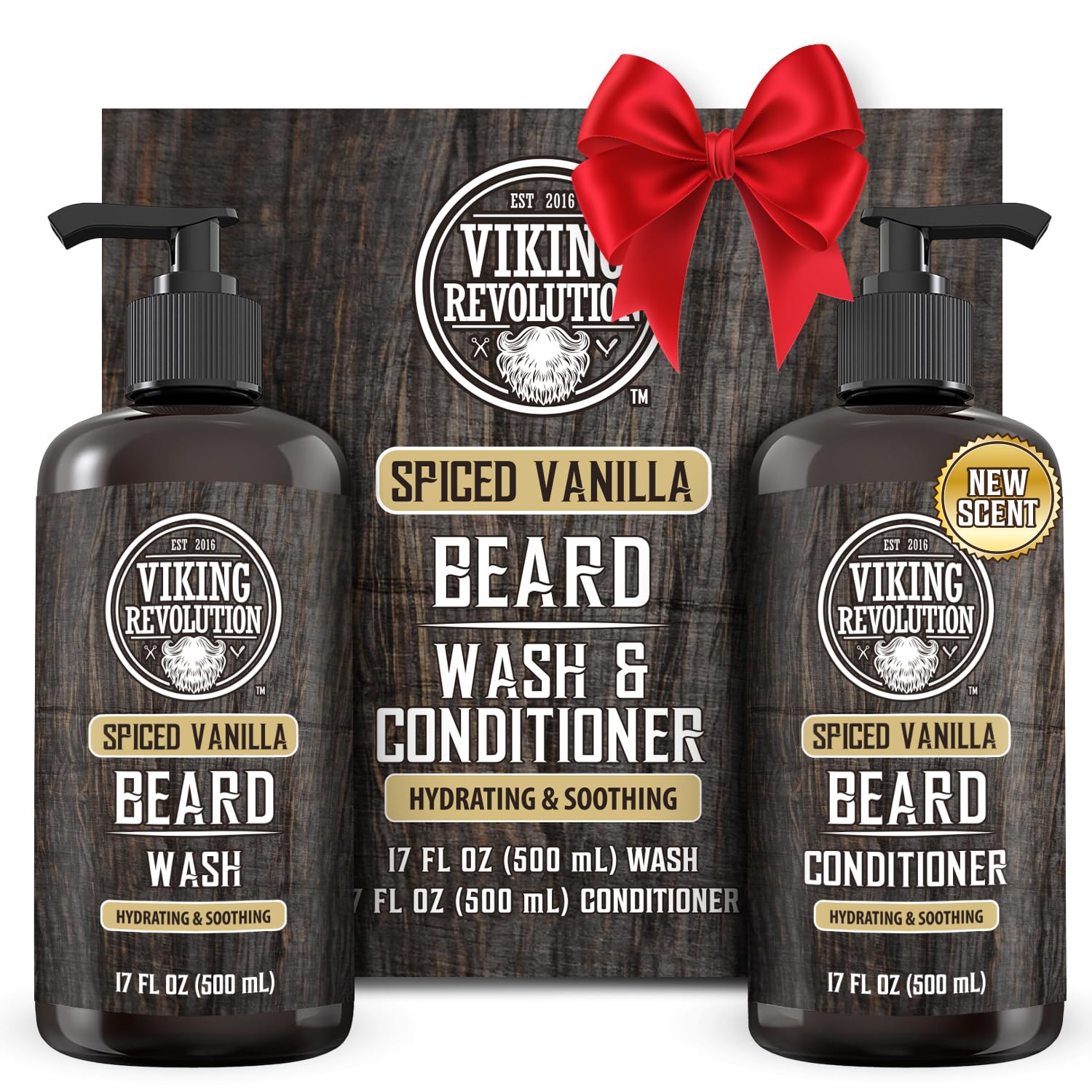 Viking Revolution Beard Wash and Conditioner for Healthy Growth