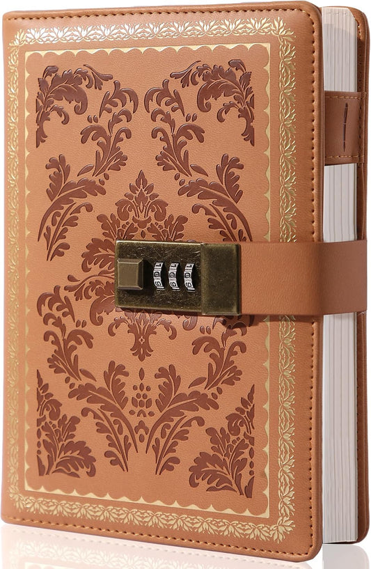 Yoment Refillable Lock Diary for Women - Keep Your Secrets Safe!