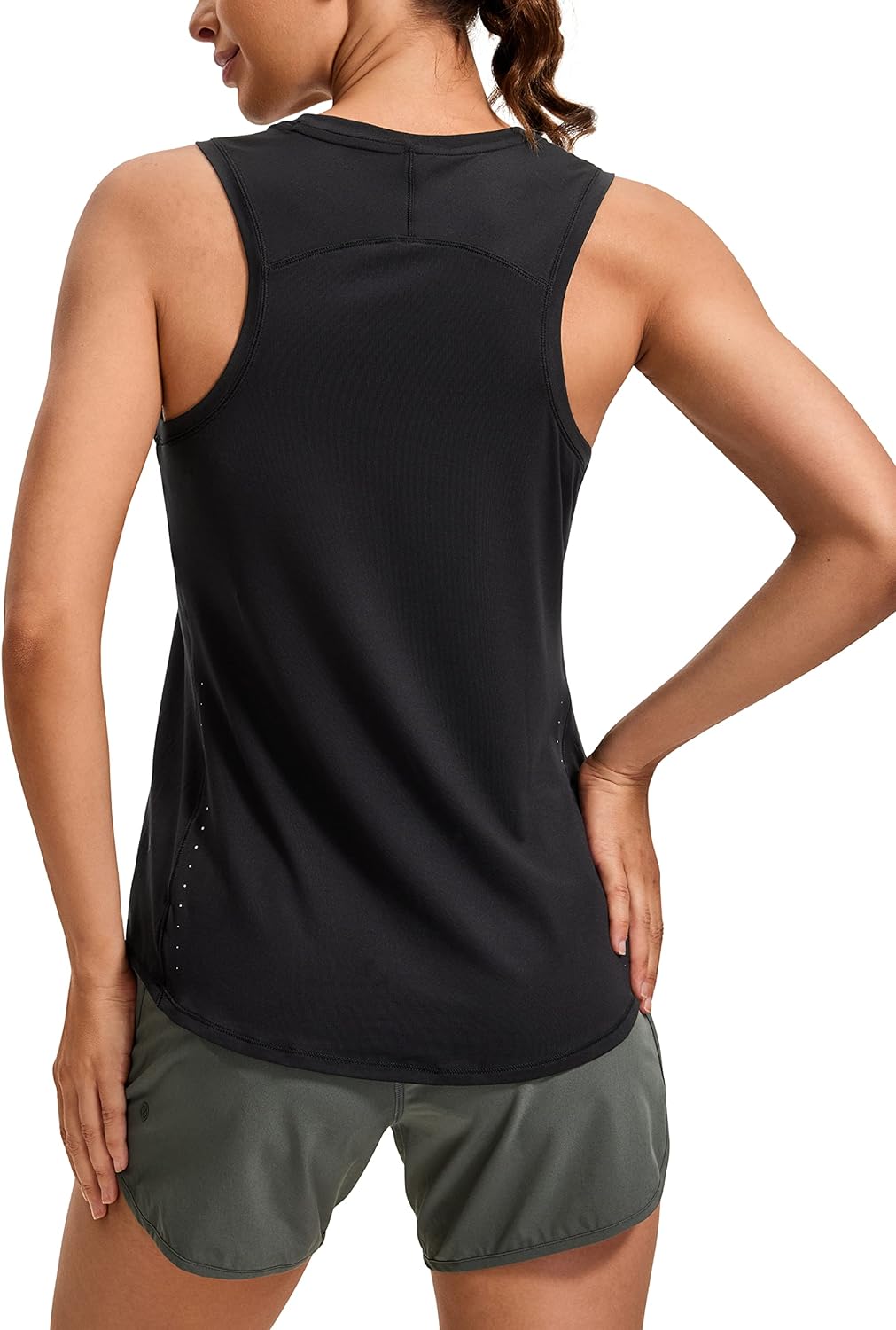 CRZ YOGA High Neck Racerback Tank - Lightweight & Stylish!
