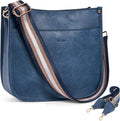 Crossbody Bags for Women Vegan Leather Hobo Handbag with 2 Adjustable
