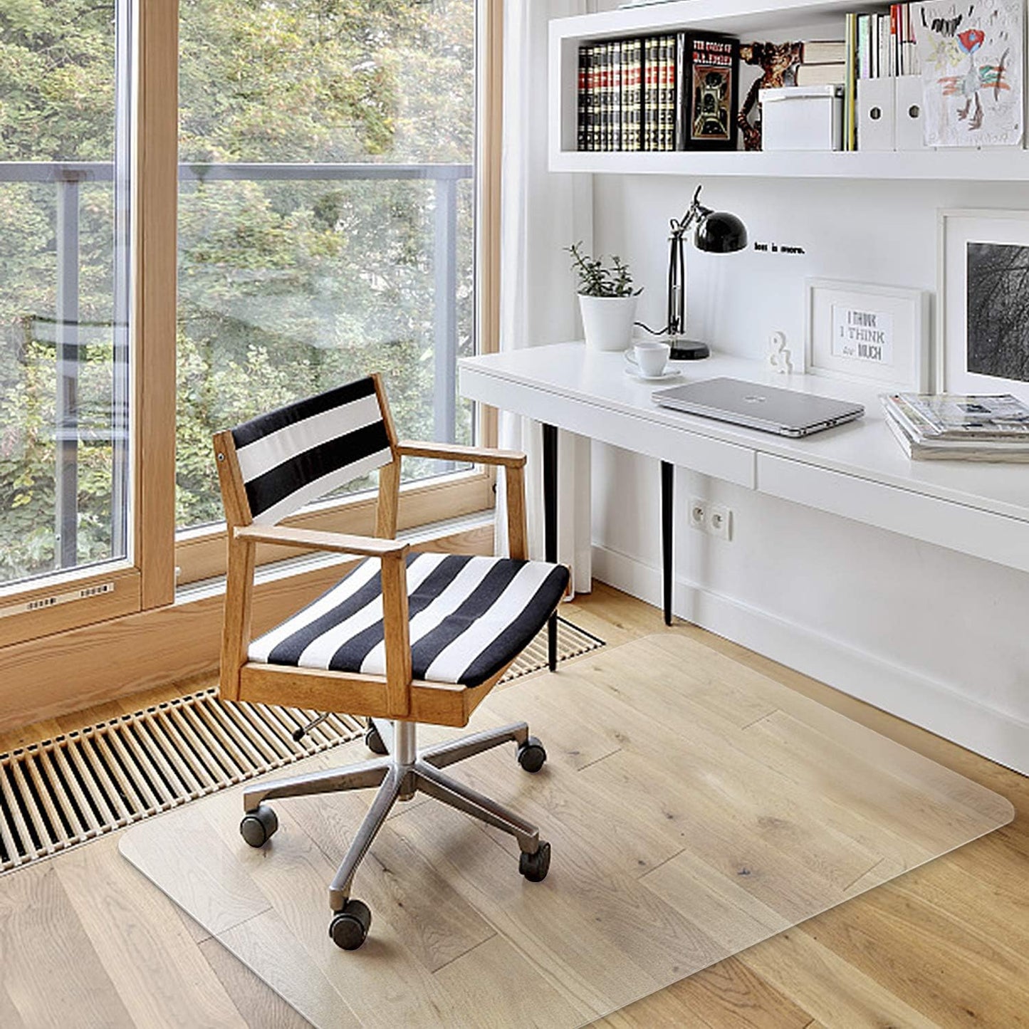 Durable Clear PVC Chair Mat - Protect Hardwood Floors!