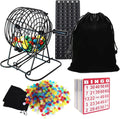 Deluxe Bingo Game Set with Metal Rotary Cage - Party Ready
