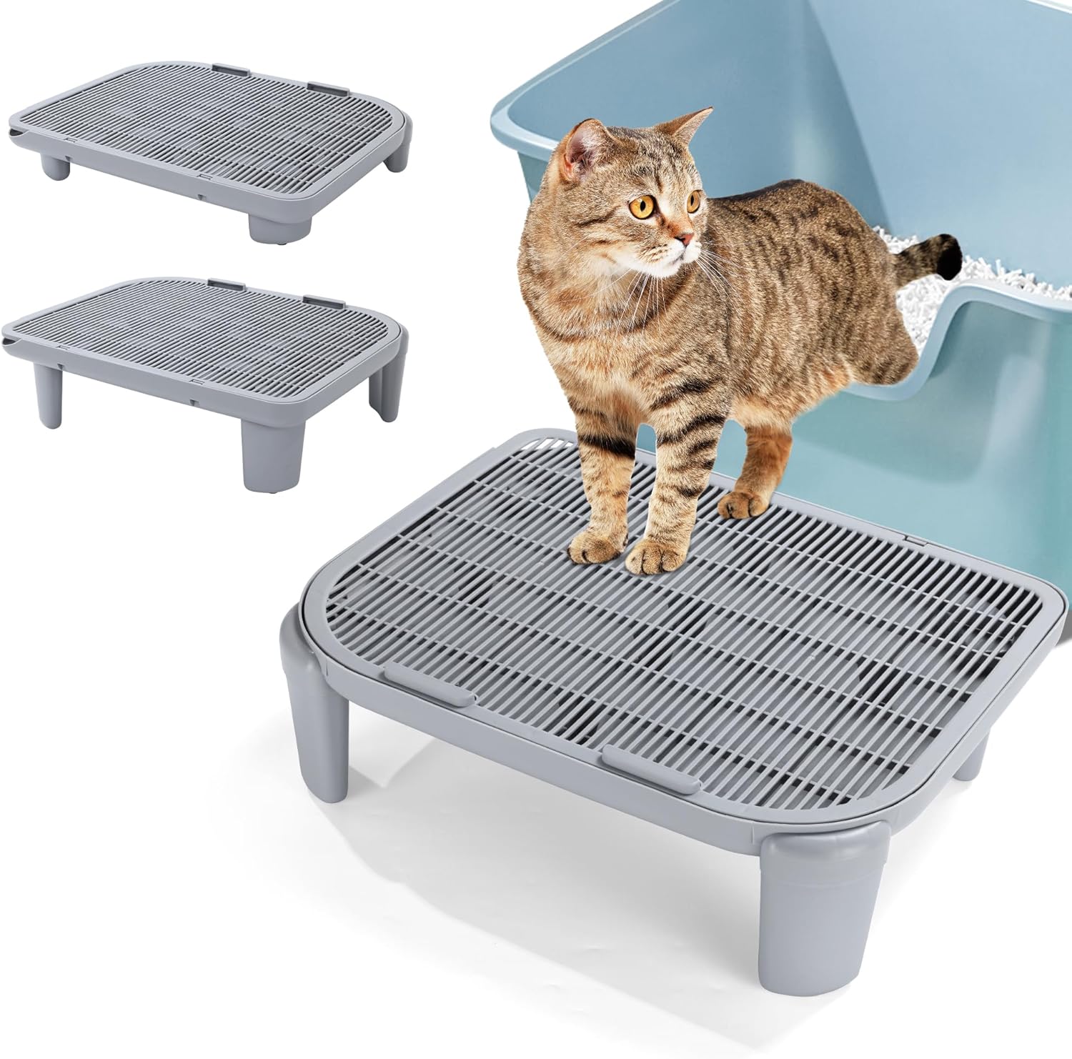 Adjustable Cat Ramp for Elderly Cats - Less Mess, More Convenience