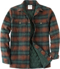 Dubinik Mens Shacket Lightweight Flannel Jacket - Cozy (Style T5RC)