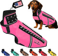 SpikeVest Dog Harness Vest for Small Dogs M-Pink - Reflective Spike