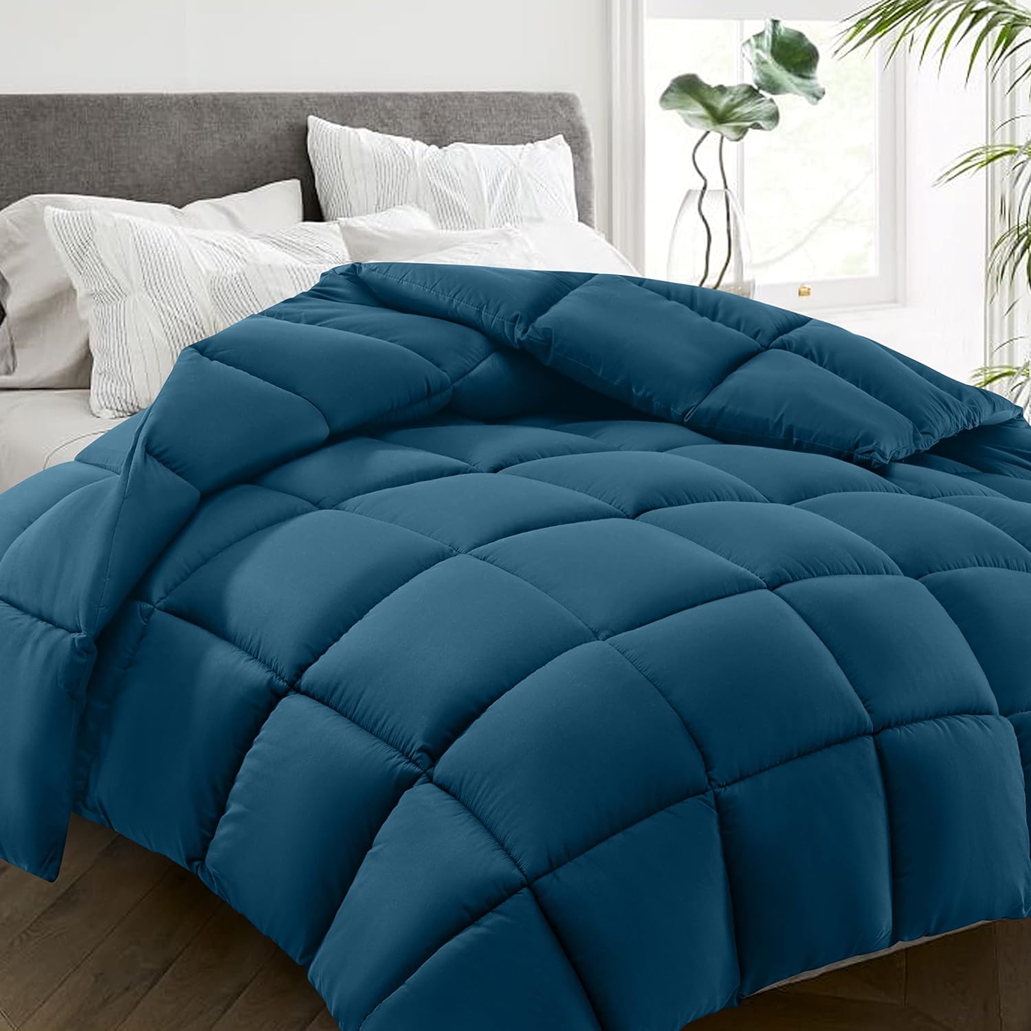 HYLEORY All Season Full Size Bed Comforter for Year-Round Comfort