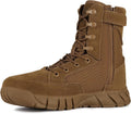 Men's Tactical Combat Boots 8 in Suede Leather Lightweight
