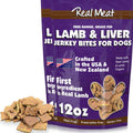 Real Meat Dog Treats Lamb & Liver Jerky - Two 12oz Bags