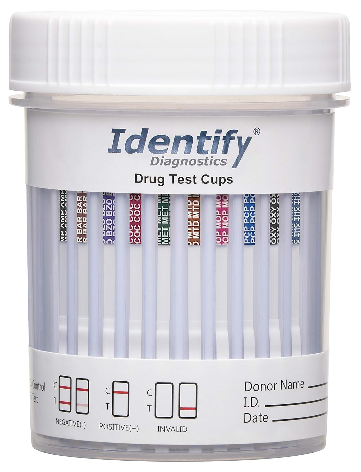 10 Panel Drug Test Cups for Accurate Home Testing - 200 Pack