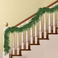12FT Christmas Norfolk Pine Garland - Lifelike Real Touch Holiday