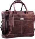 18 Inch Leather Laptop Bag for Computer Bag for Men - Supple Genuine