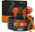 30 Amp RV Extension Cord 30 ft - Heavy Duty Twist Lock Power Cord