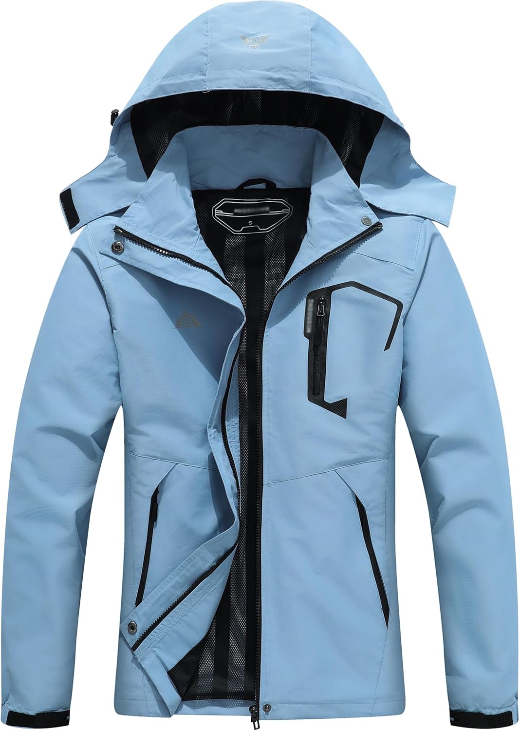 Women's Waterproof Lightweight Rain Jacket for Outdoor Activities