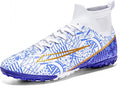 Soccer Cleats for Mens Womens Turf Shoes - Stable High Ankle Fit