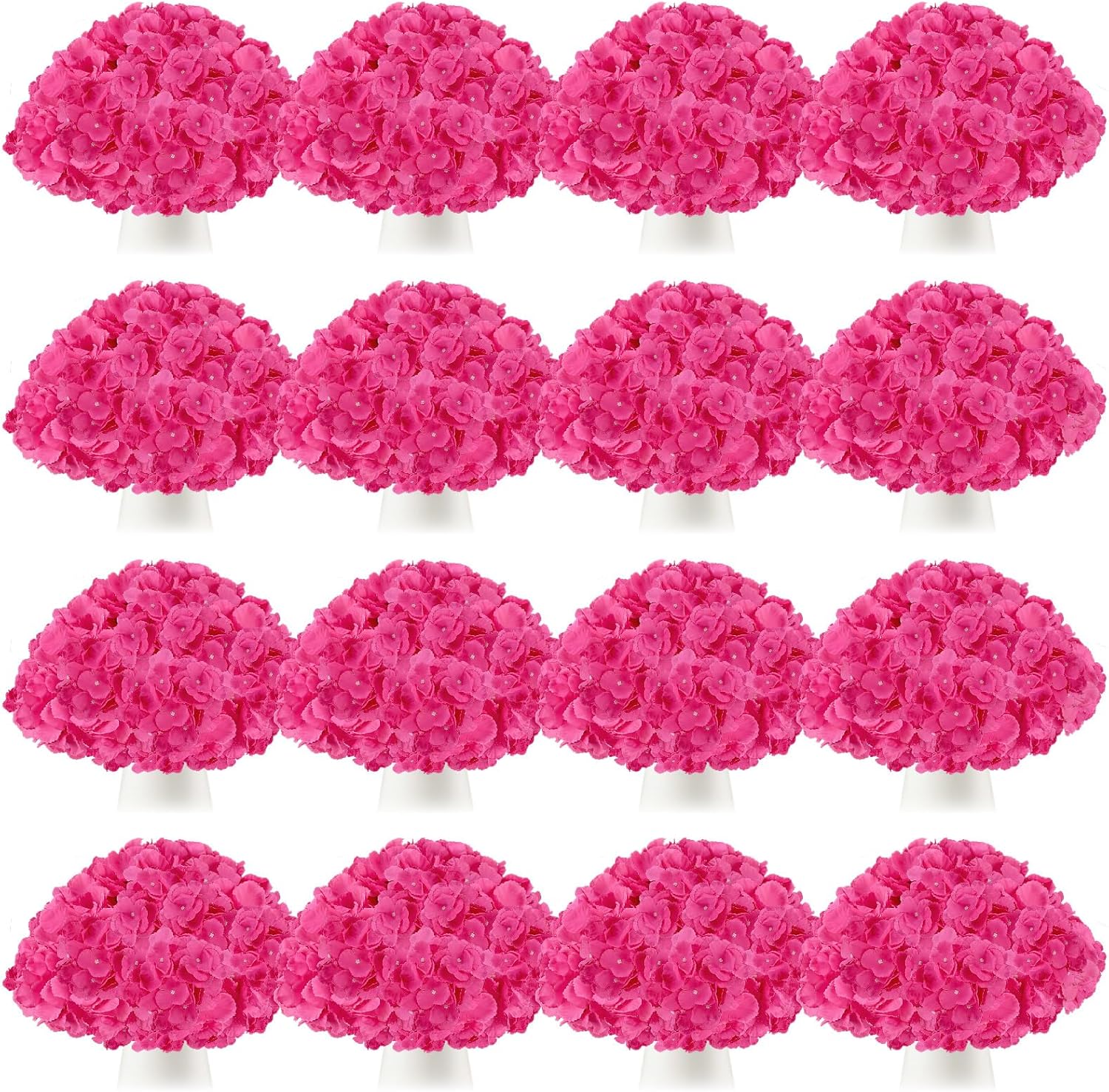 150 Pcs Artificial Hydrangeas for Wedding Decor and DIY Projects