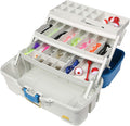 Ready-Set-Fish 3-Tray Tackle Box with Tackle - Complete Starter Kit