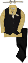 Pinstripe Boys Formal Dresswear Vest Set - Classic Look for Special Is