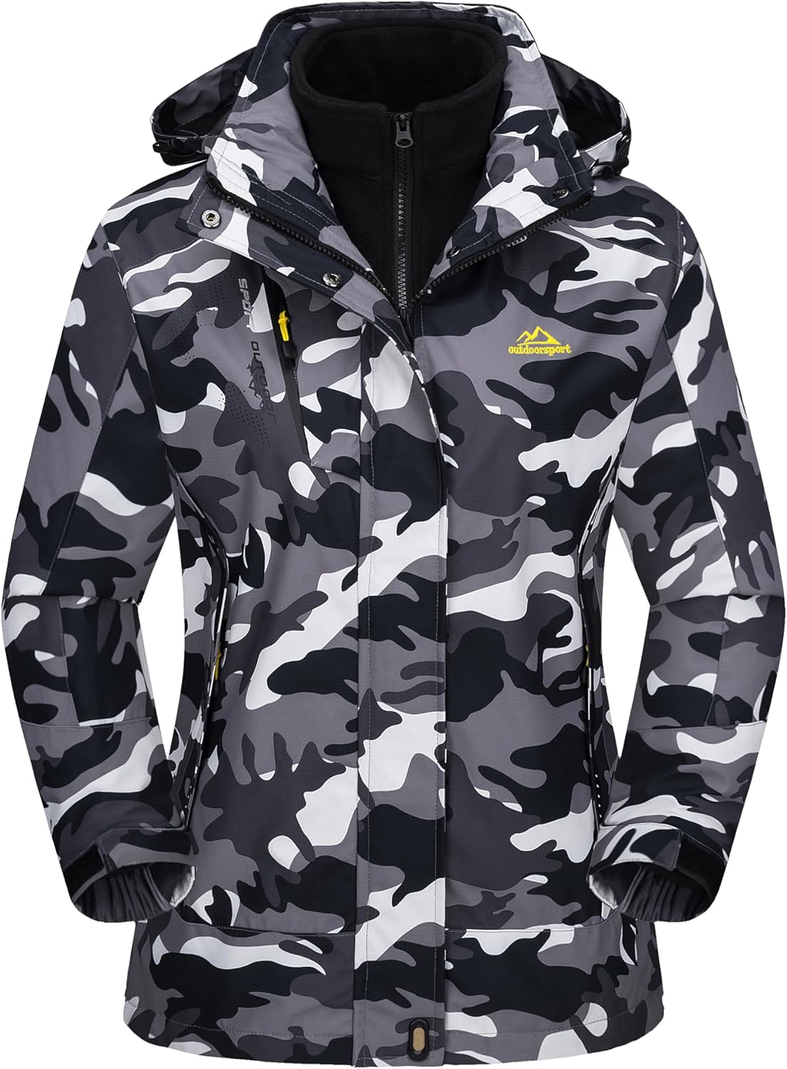 MAGCOMSEN Women's 3-in-1 Winter Coats for Snow and Skiing