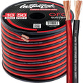 Install Link 10 AWG Gauge Speaker Wire Cable 50 ft - OFC Audio Clarity