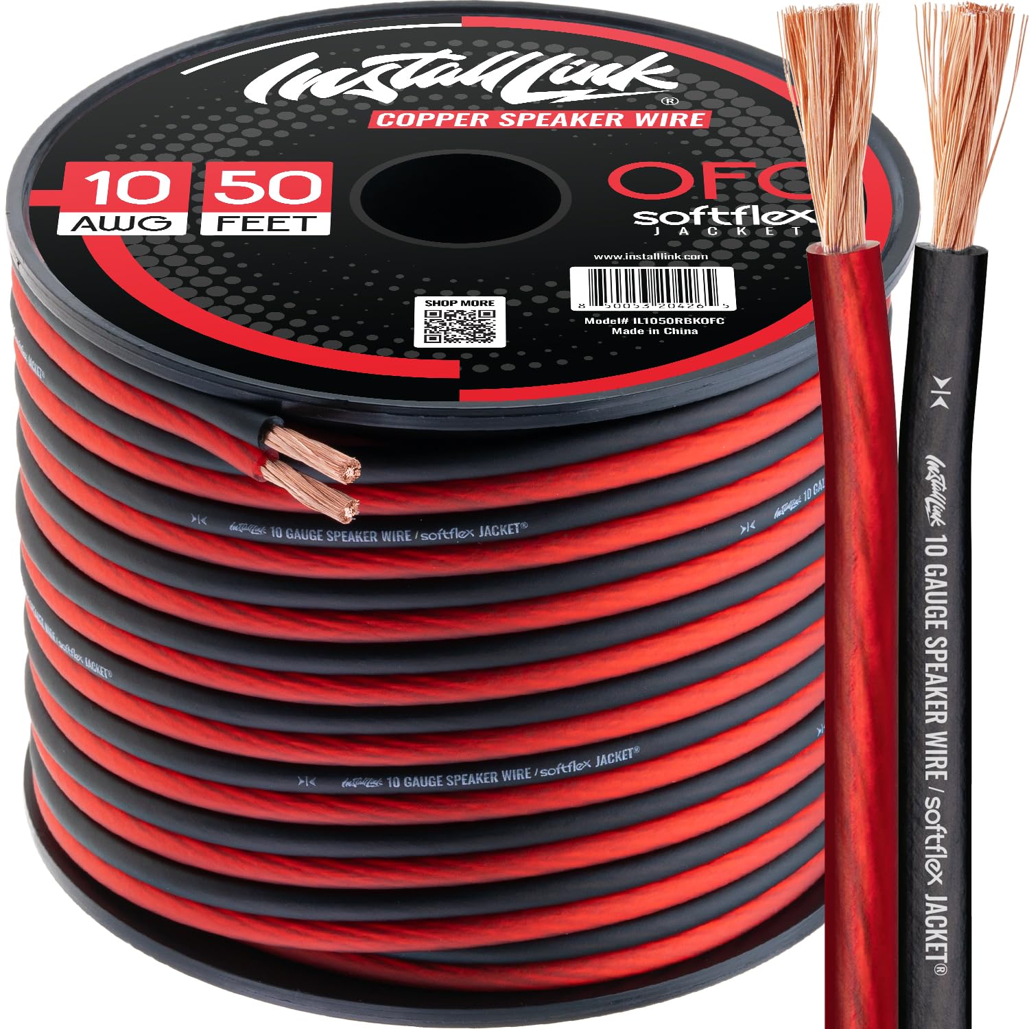 10 AWG Gauge Speaker Wire Cable for Home Theater and Car Audio
