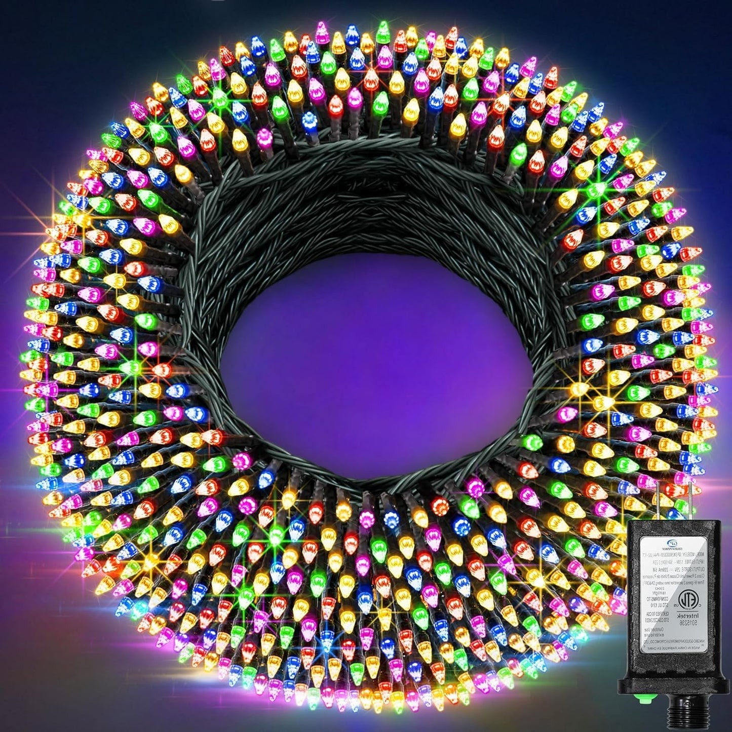 1500 LED 470FT Christmas String Lights for Outdoor Decor
