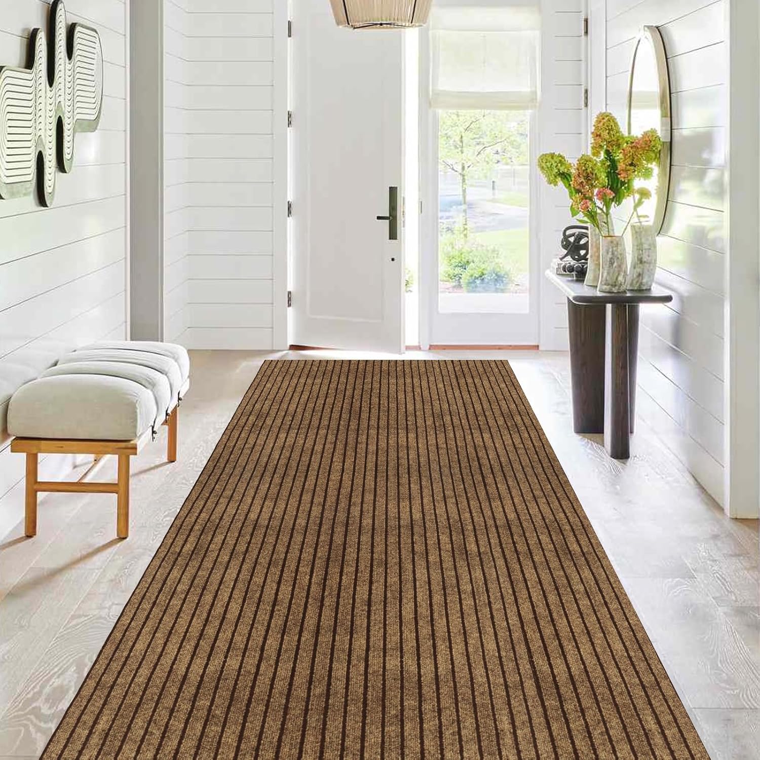 Runner Rug 3 ft x 56 ft with Non Slip Rubber Backing for Safety